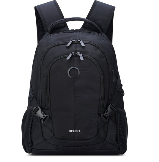 Delsey element backpack navigator – 29 liter – laptoprugzak 15,6 inch – usb-poort – smart-sleeve – black