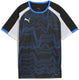 Puma individualliga graphic jersey jr unisex sportshirt - black- white-ultra blue