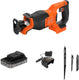 Black+decker 18v brushless reciprozaag met 3 accessoires (met 2x 2.5ah accu en lader) - blcr78e1-qw