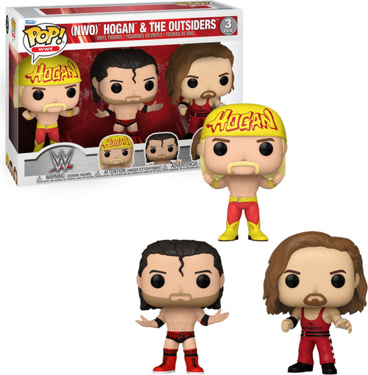 Funko pop! wwe nwo hogan the outsiders 3-pack