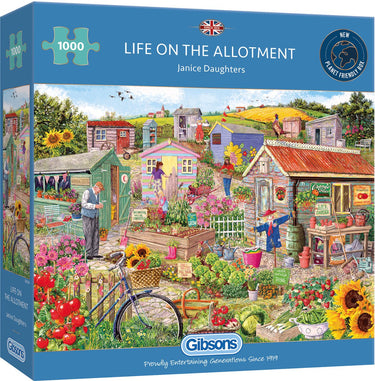 Gibsons - life on the allotment (door janice daughters) - 1000 stukjes 68×49cm (b×h) - legpuzzel voor volwassenen