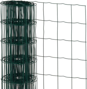 Nature - verzinkt staal gaas - 1 x 10m - groen - 100 x 75mm mazen