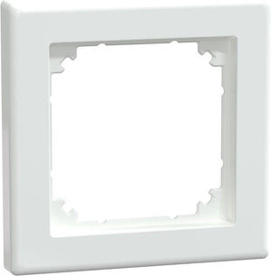 Schneider electric afdekraam - m-smart - 1-voudig - actief wit
