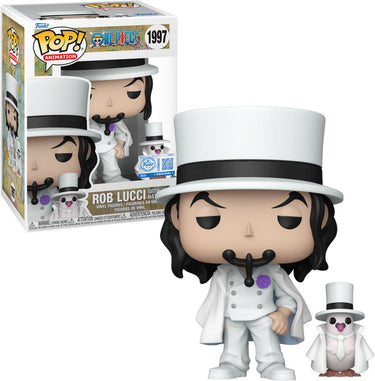 Funko [sale] pop! animation: one piece - rob lucci with hattori #1997 special edition exclusive