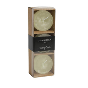 Countryfield drijfkaars bollie crã¨me 5cm set van 3