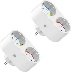 Gosund dual smart plug wifi sp211 (2-pack) 3500w tuy