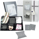 Dooky® dooky 3d baby hand- en voetafdruk lijst met memory box – foto en gips afdrukken – huidvriendelijk eenvoudig te maken – kraam- of cadeau geschenk