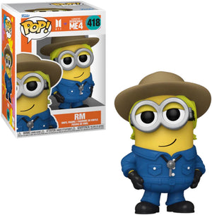 Funko minions despicable me 4 - bts - rm vinylfiguur 418 pop! meerkleurig