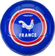 Avento voetbal glossy - world soccer - blauw - frankrijk - maat 5 - ⌀ ca. 22 cm