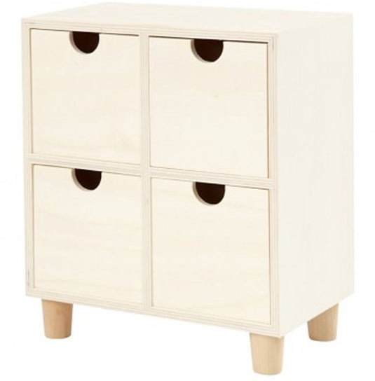 Creativ company houten ladenkast 23x20x11,5 cm