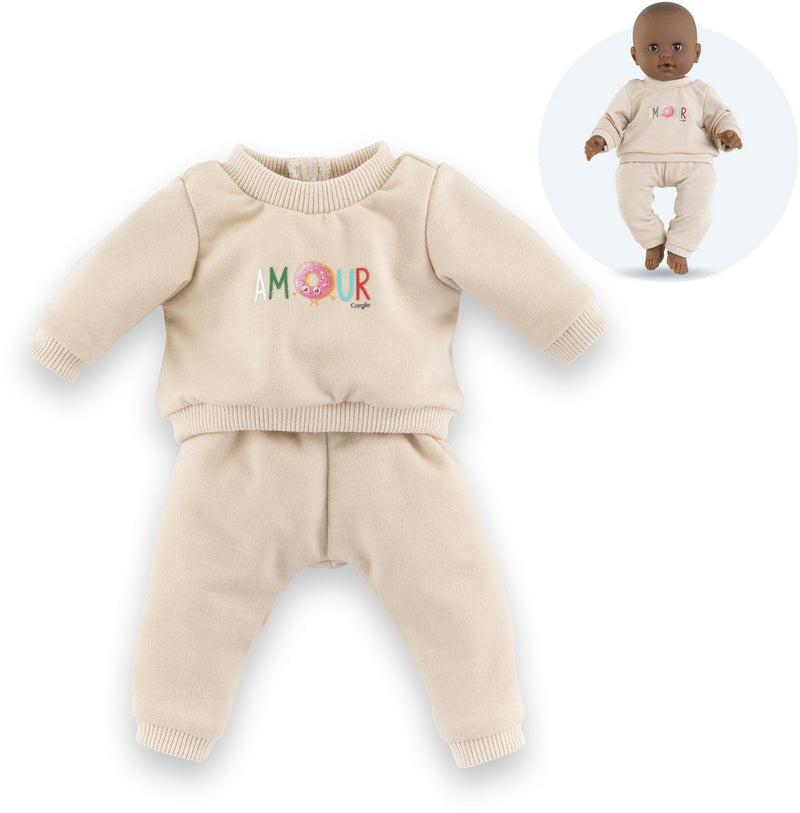 ギャラリービューアに画像をロードする, Corolle beige trainingspak voor babypop, 36cm
