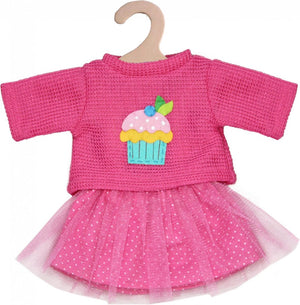 Heless poppen pullover met rok, 35-45 cm