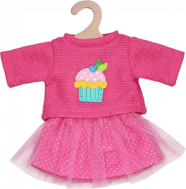 Heless poppen pullover met rok, 35-45 cm