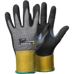 Nitrile handschoenen tegera 8807-10 maat 10 grijs
