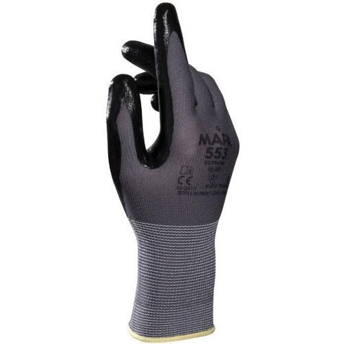 Handschoenen mapa professional 34553089 nitril grijs