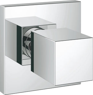 Grohe eurocube afbouwdeel voor inbouw stopkraan chroom