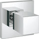 Grohe eurocube afbouwdeel voor inbouw stopkraan chroom