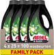 Ariel wasmiddel +zwart bescherming - 4 x 25 wasbeurten