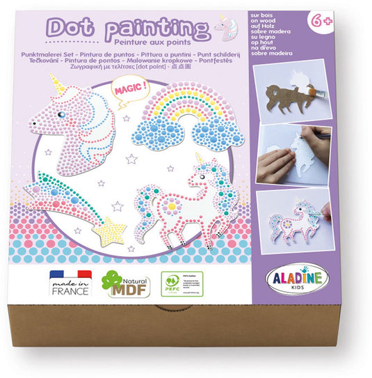 Aladine dot painting set - unicorn