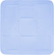 Differnz tutus anti-slip inlegmat douche 55x55xcm blauw
