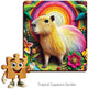 Wooden city houten puzzel tropische tuin capibara 20 stukjes voor kinderen