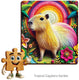 Wooden city houten puzzel tropische tuin capibara 20 stukjes voor kinderen