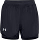 Under armour ua fly by 2 - in - 1 shorts dames sportbroek - zwart