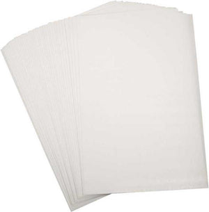 Creativ company vellen krimpfolie mat wit 20x30, 10st.