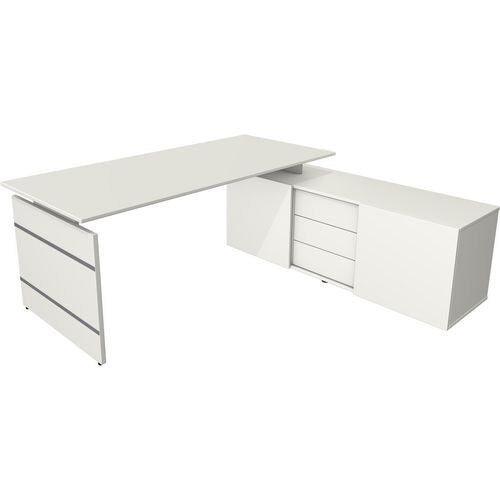 Bureau kerkmann 11446010 hoekbureau wit