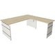 Zit-sta-bureau kerkmann 11465850 hoekbureau esdoorn