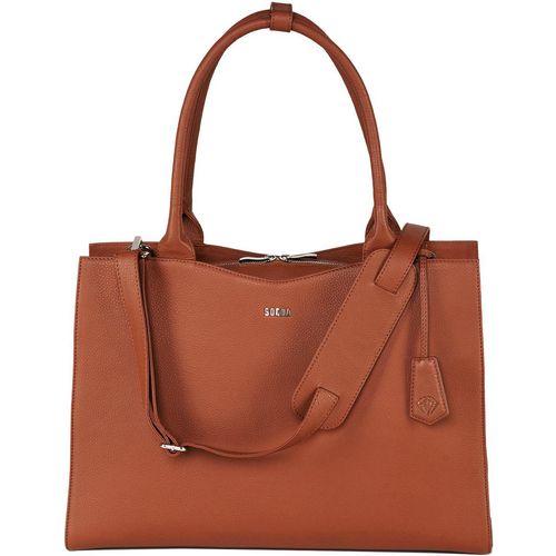 Laptoptas socha so-diamond-15-cognac leer cognac