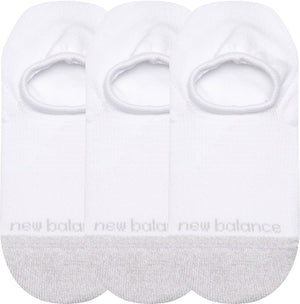New balance active invisible no show socks unisex sportsokken - white