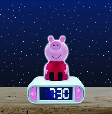 Lexibook peppa pig nachtlampje wekker met geluiden