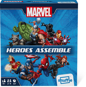 Shuffle - marvel heroes assemble - kaartspel - familiespel - coöperatief kaartspel - voor fans van marvel snap