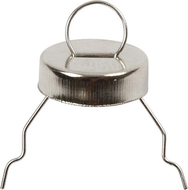 Creativ company creotime metalen hanger 13 mm zilver 25 stuks