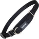 Red dingo dog collar semi-choke black