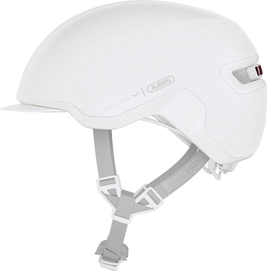 Abus fietshelm hud-y pure white s - 51-55 cm - wit - geschikt voor gebruik op elektrische fietsen - stadsfietsen - 280 g