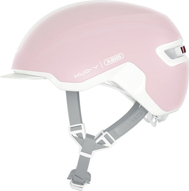 Abus fietshelm hud-y pure rose l - 57-61 cm - pink - geschikt voor gebruik op elektrische fietsen - stadsfietsen - 330 g