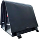 Clarijs fietstas dubbel xl pvc 46l met uitsparing matt zwar