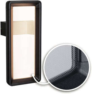 Paulmann led-wandarmatuur voor buiten reana schemergestuurde bewegingsmelder (hf) ip44 hoekig 176x403 mm 3000k 2x3w 2x130lm 230v antraciet metaal