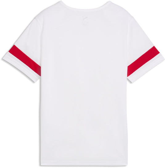 Puma individualrise jersey jr jongens sportshirt - white- red
