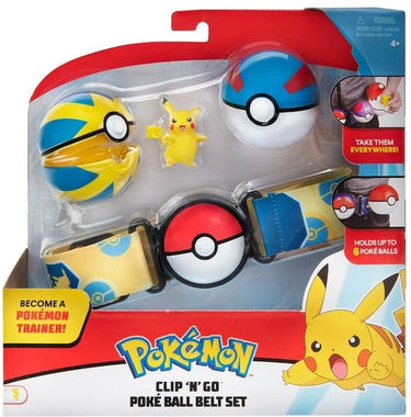Pokémon pokemon - clip 'n' go pokéball belt set wave 7 (1 van assortiment)