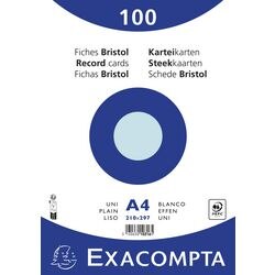 Indexkaarten exacompta 10316e hemelsblauw papier