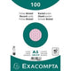 Indexkaarten exacompta 10838se roze papier