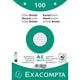 Indexkaarten exacompta 10608e wit papier