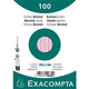 Indexkaarten exacompta 10839se roze papier