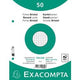 Indexkaarten exacompta 10620e wit papier