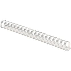 Pack 100 binding combs white 5347405 fellowes plastic a4 19mm