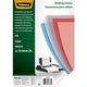 Fellowes pack 100 binding cover transparent 5376102 pvc a4