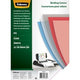 Fellowes pack 100 binding cover transparent 53764 pvc